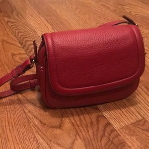 J.Crew Red Leather Purse